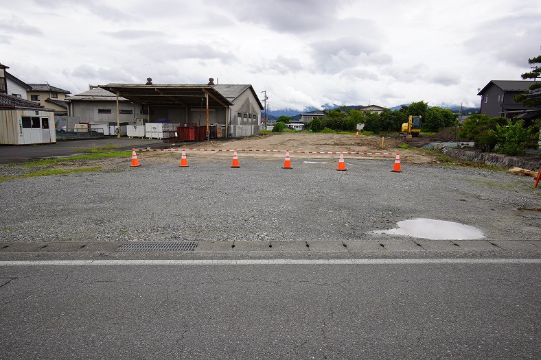 飯田市白山通り分譲宅地現地写真