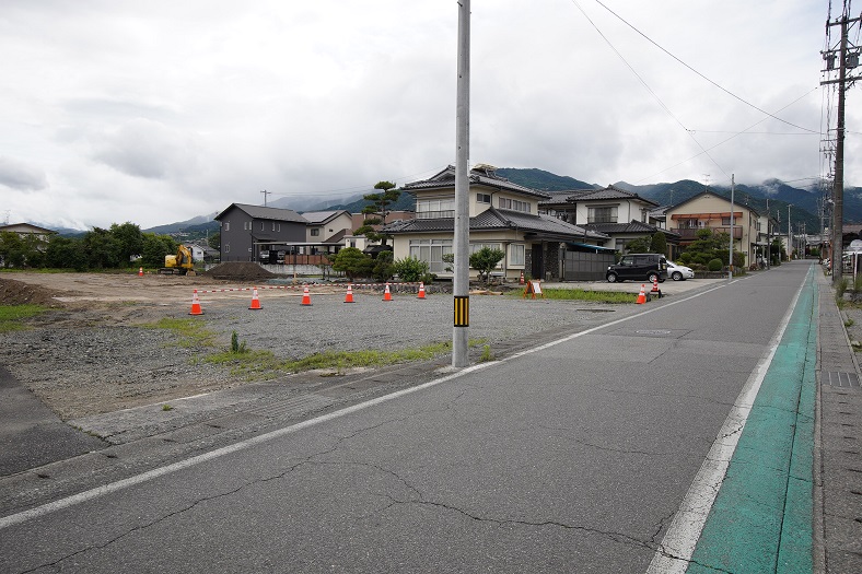 飯田市白山通り分譲宅地現地写真