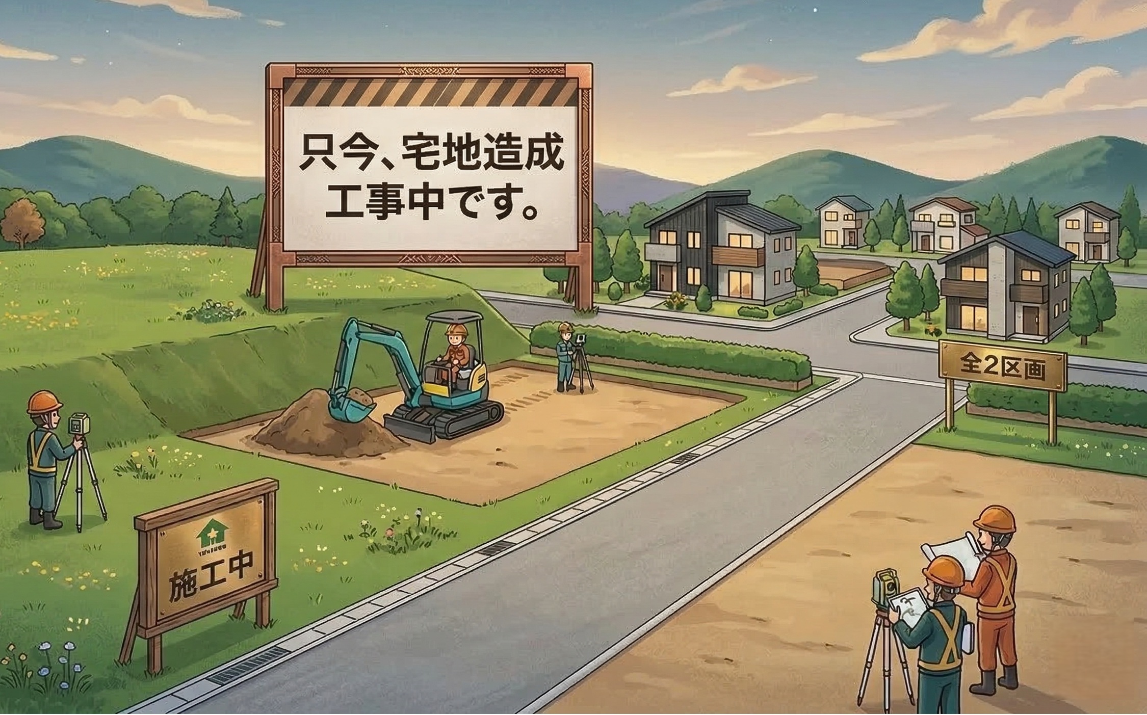 売土地　10192　飯田市大瀬木　分譲A区画　75.5坪　960万円