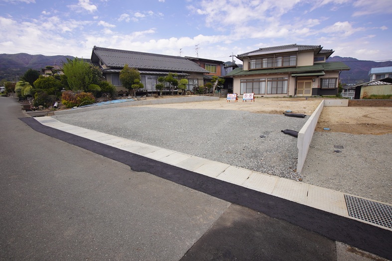飯田市大瀬木分譲宅地A区画現地写真