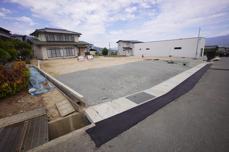 飯田市大瀬木分譲宅地A区画現地写真