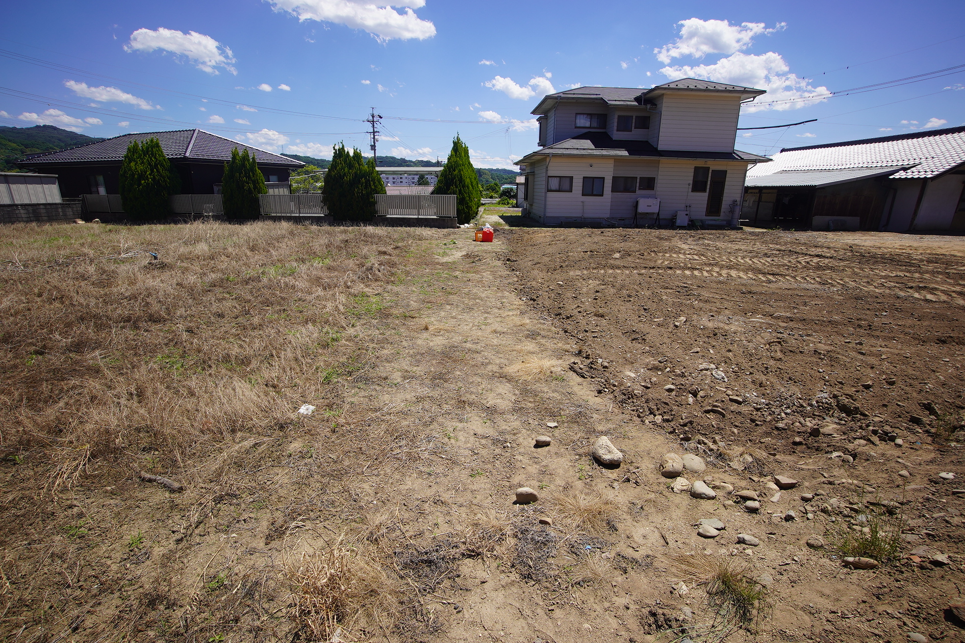 飯田市松尾明分譲宅地現地写真施工中