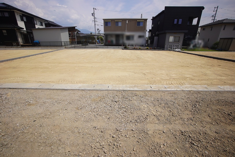 飯田市松尾明分譲宅地B区画現地写真施工中