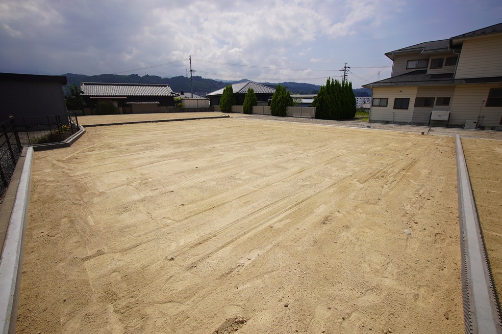 飯田市松尾明分譲宅地B区画現地写真施工中