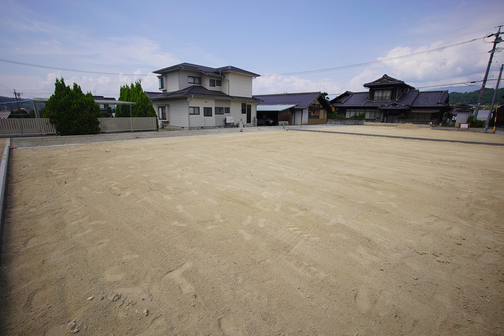 飯田市松尾明分譲宅地B区画現地写真施工中