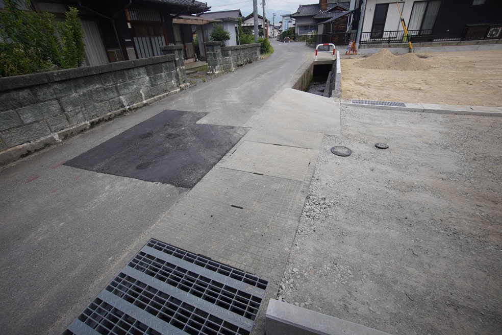 飯田市松尾明分譲宅地B区画現地写真施工中