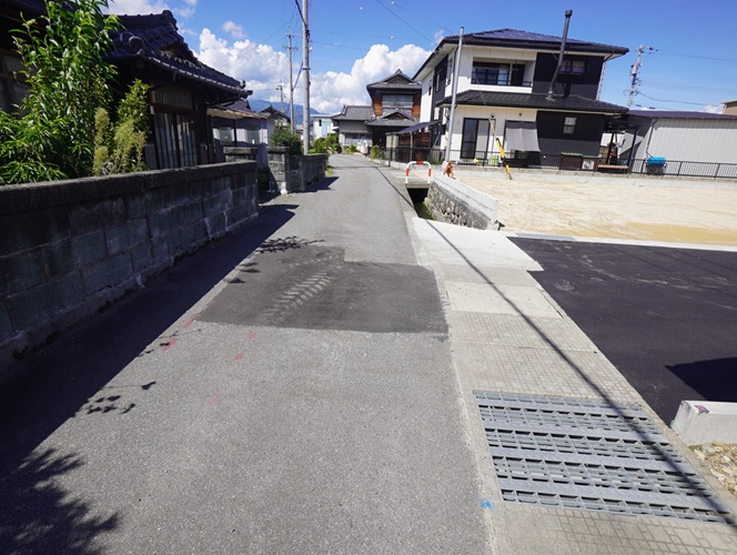 飯田市松尾明分譲宅地B区画現地写真施工中