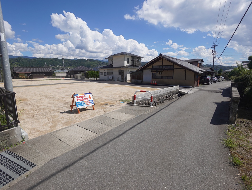飯田市松尾明分譲宅地B区画現地写真施工中