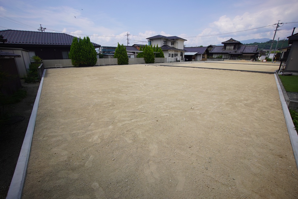 飯田市松尾明分譲宅地C区画現地写真施工中