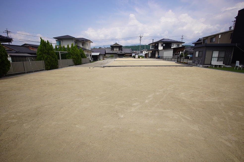 飯田市松尾明分譲宅地C区画現地写真施工中