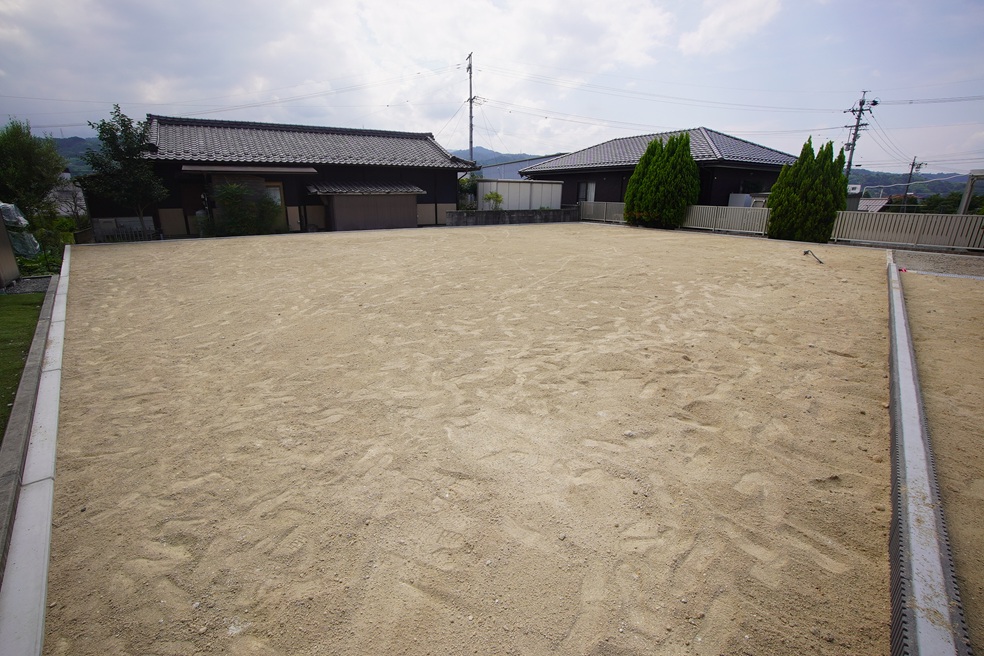 飯田市松尾明分譲宅地C区画現地写真施工中
