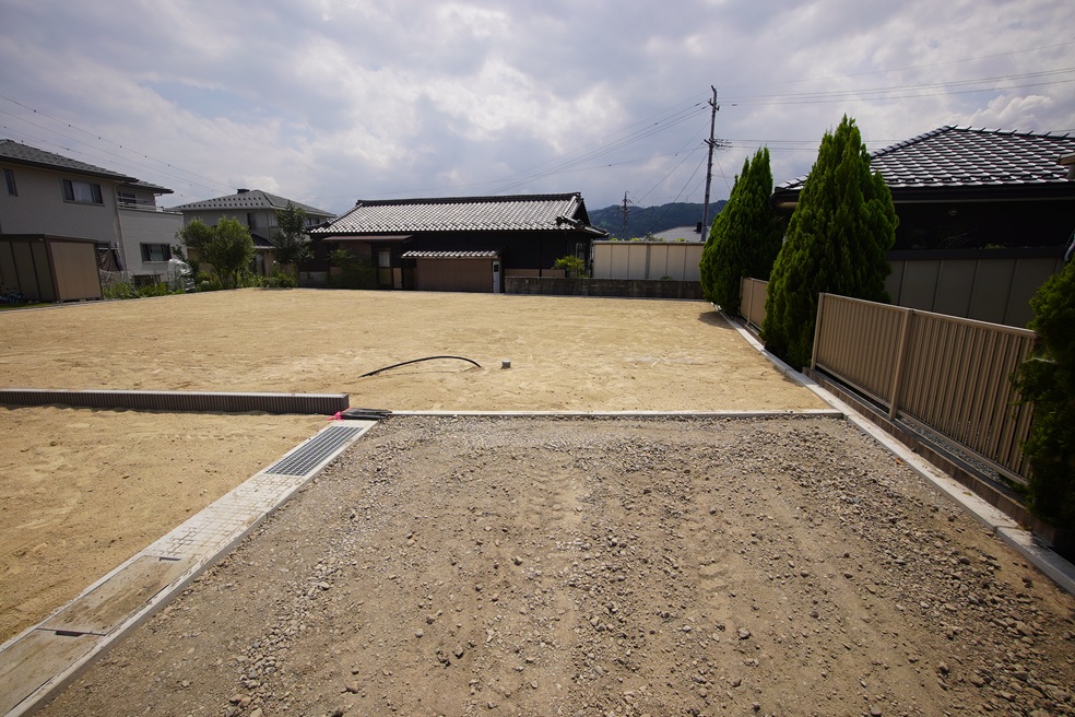 飯田市松尾明分譲宅地C区画現地写真施工中