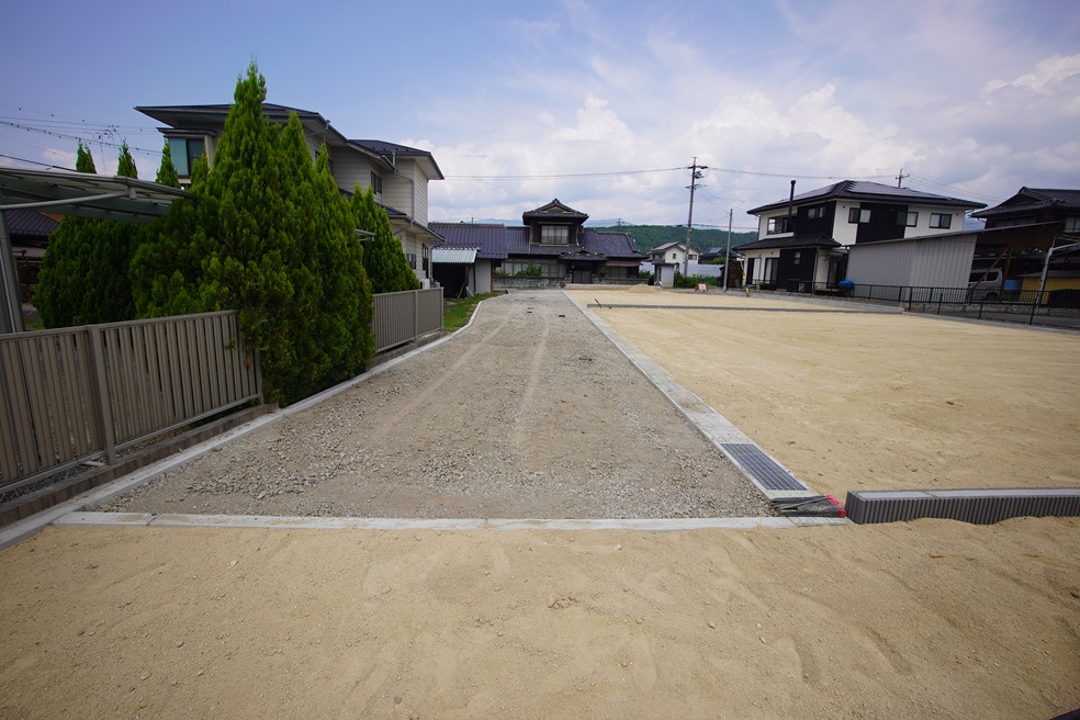 飯田市松尾明分譲宅地C区画現地写真施工中