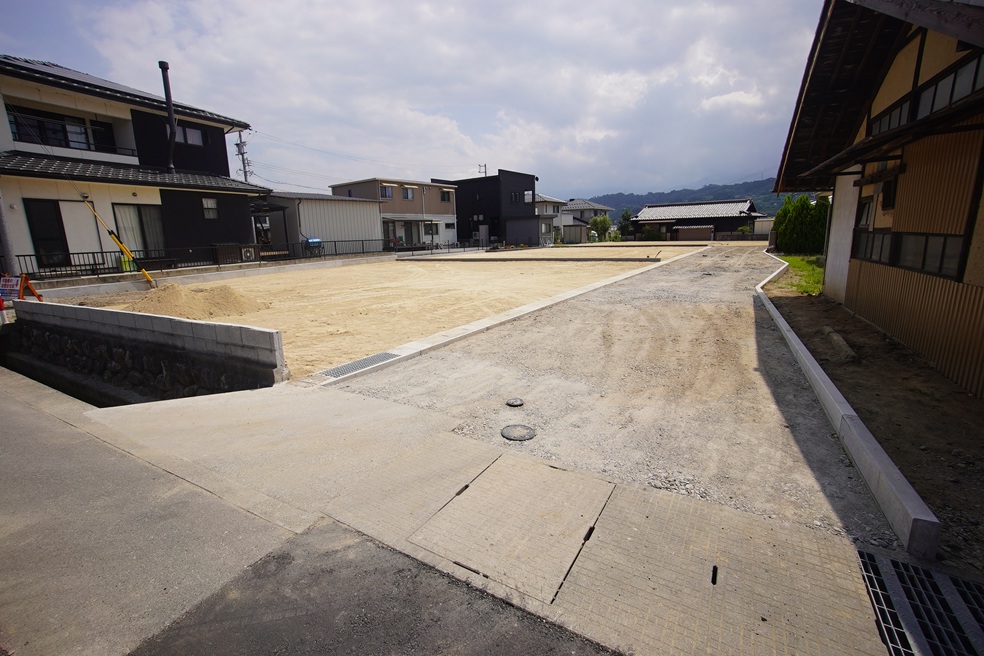 飯田市松尾明分譲宅地C区画現地写真施工中