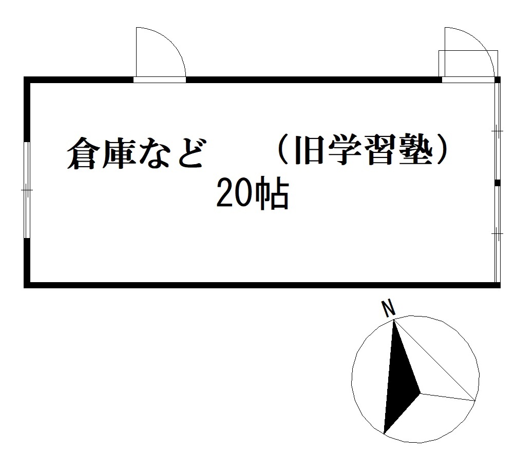 飯田市売家鼎下山中古住宅倉庫間取り